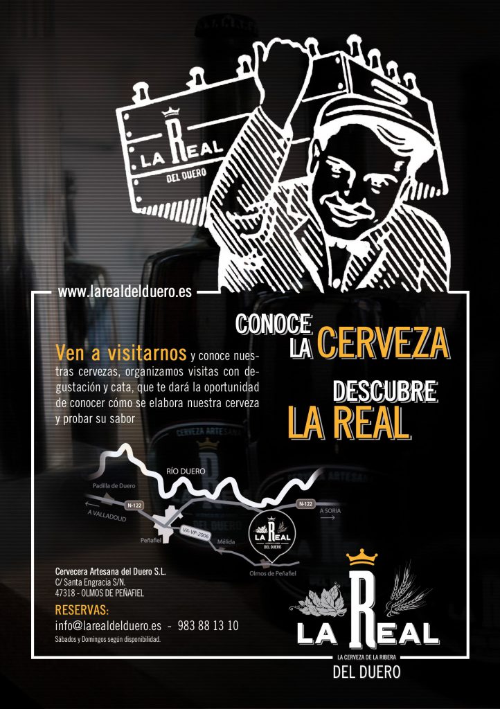 Visitas fabrica la Real del Duero cerveza artesana